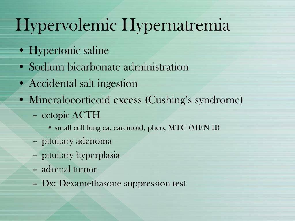 PPT Hypernatremia and Fluid Resuscitation PowerPoint Presentation