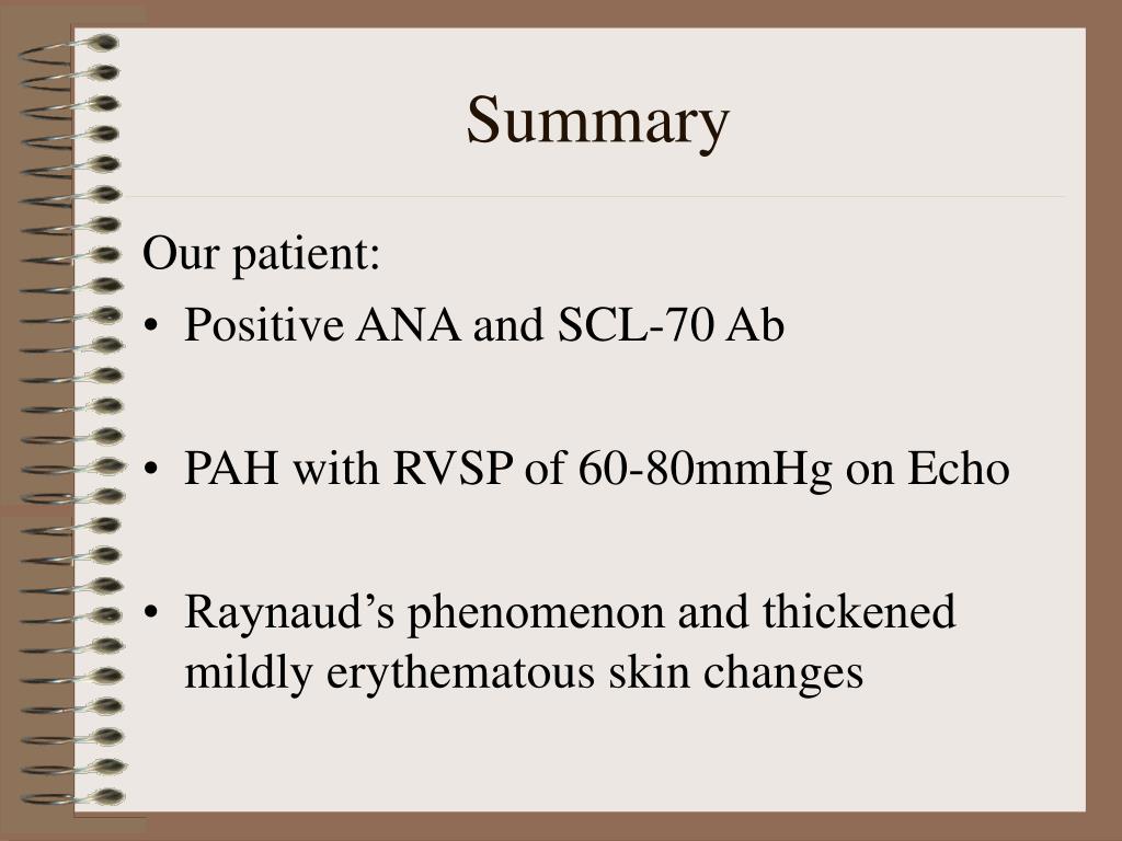 PPT Scleroderma Presenting with Pulmonary Hypertension PowerPoint