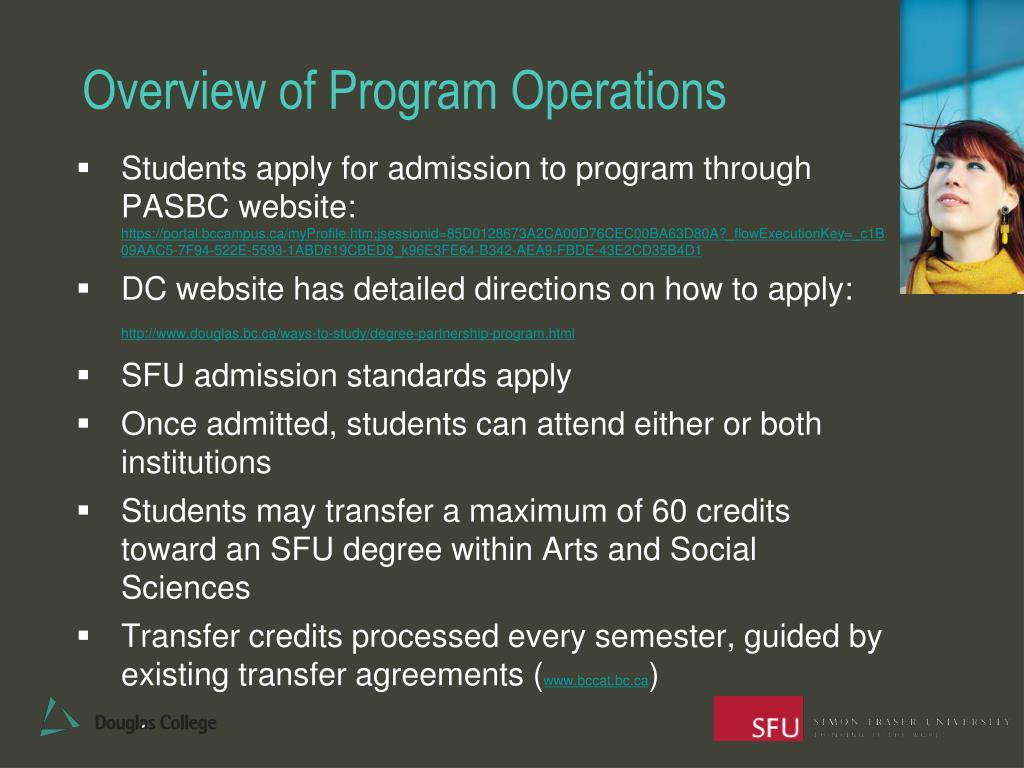 PPT Douglas College/SFU Degree Partnership Program PowerPoint Presentation ID6726669
