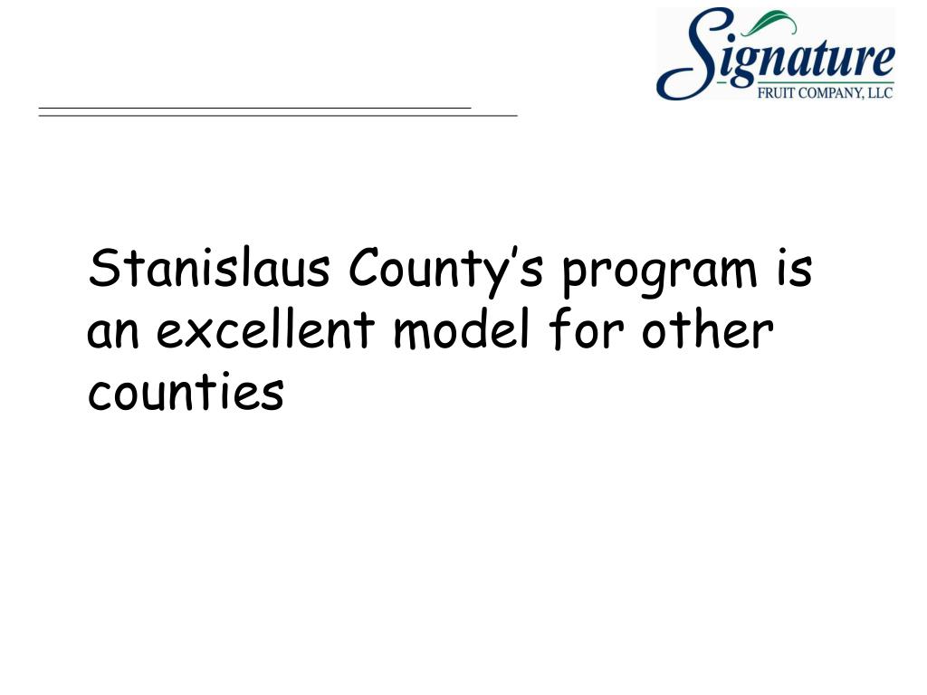 PPT Stanislaus County crop 1,000,000,000 per year PowerPoint