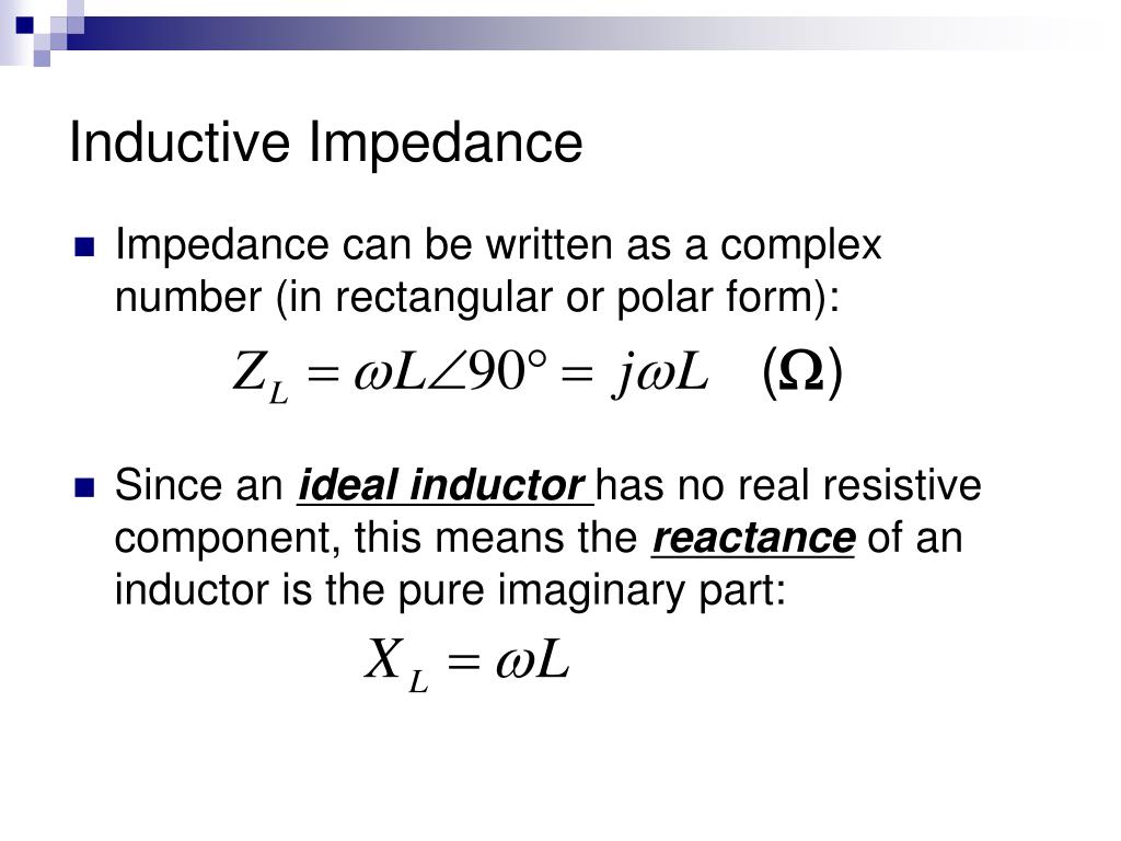 PPT Lesson 19 Impedance PowerPoint Presentation, free download ID6729291