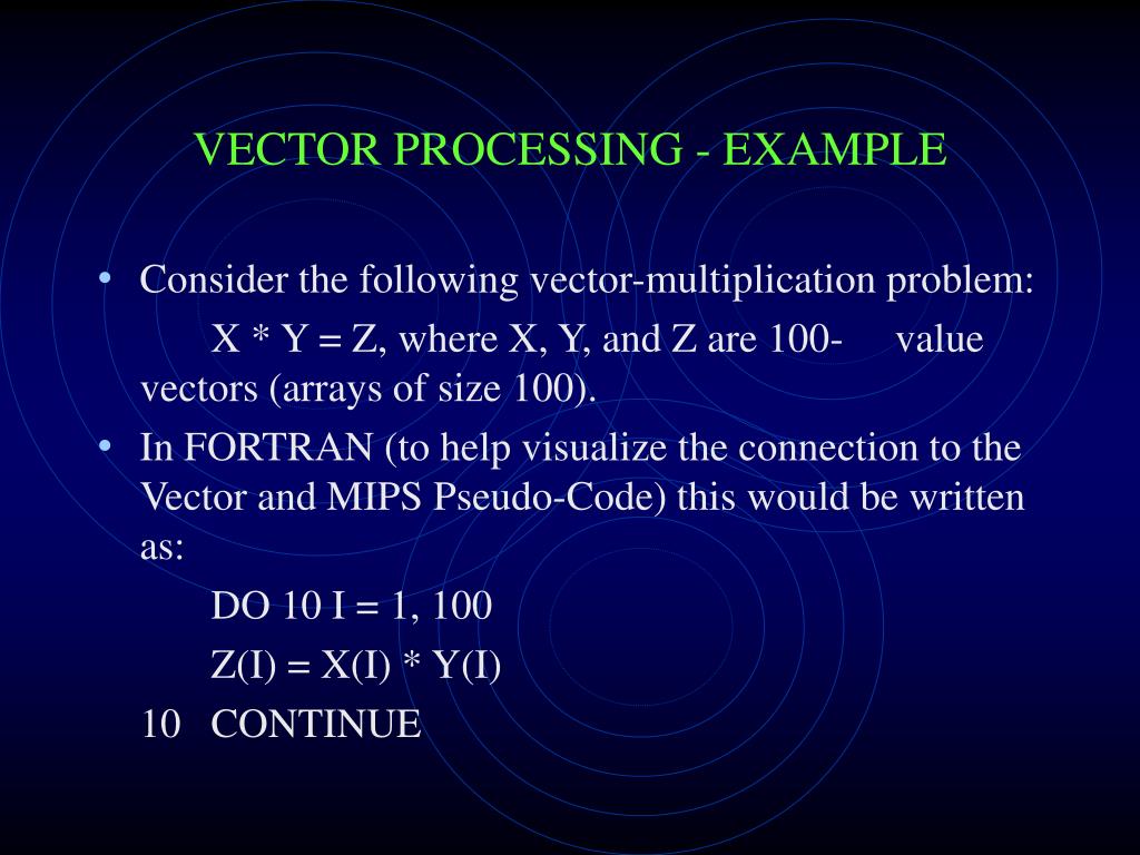 PPT Vector Processing PowerPoint Presentation, free download ID6729295