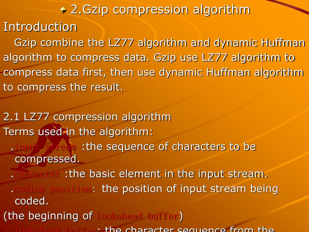 PPT Gzip Compression and PowerPoint Presentation, free download ID6730449