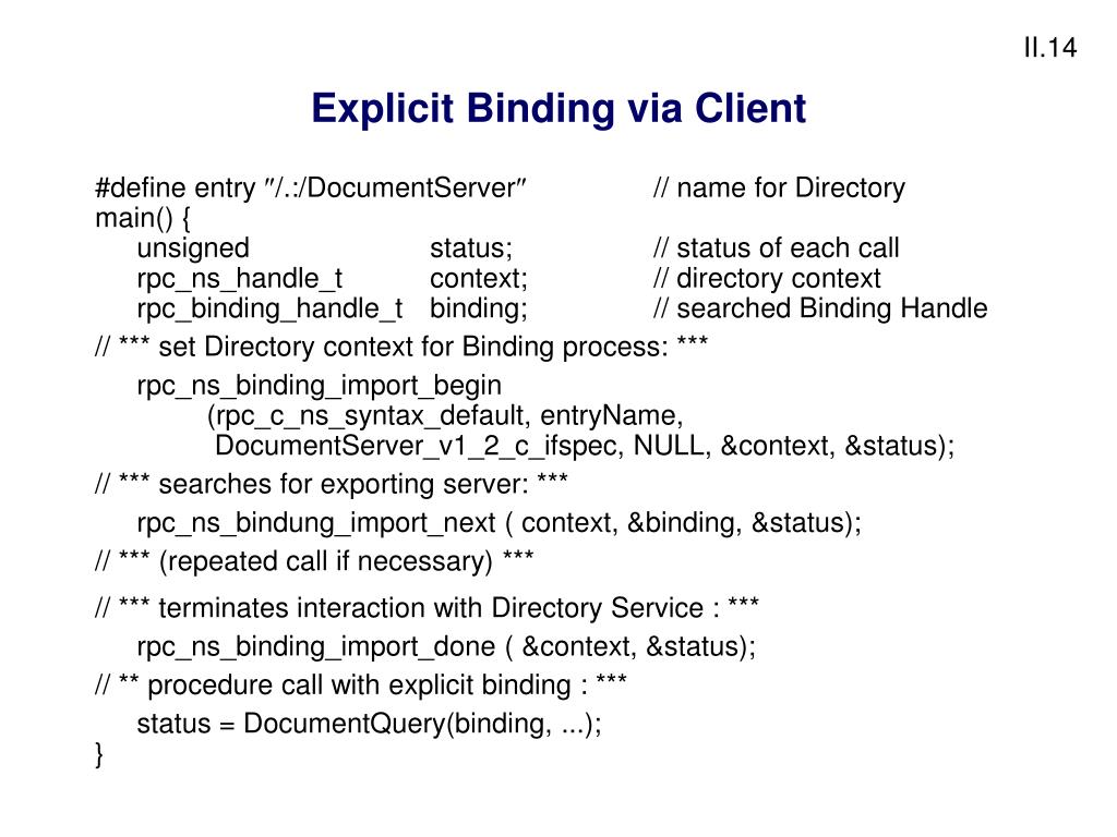 PPT Client/ServerModel Remote Procedure Call PowerPoint