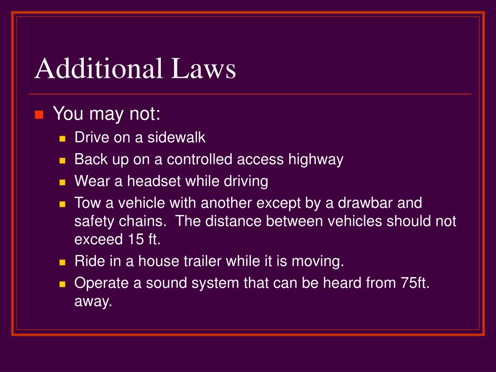 PPT RULES OF THE ROAD PowerPoint Presentation, free download ID6732009