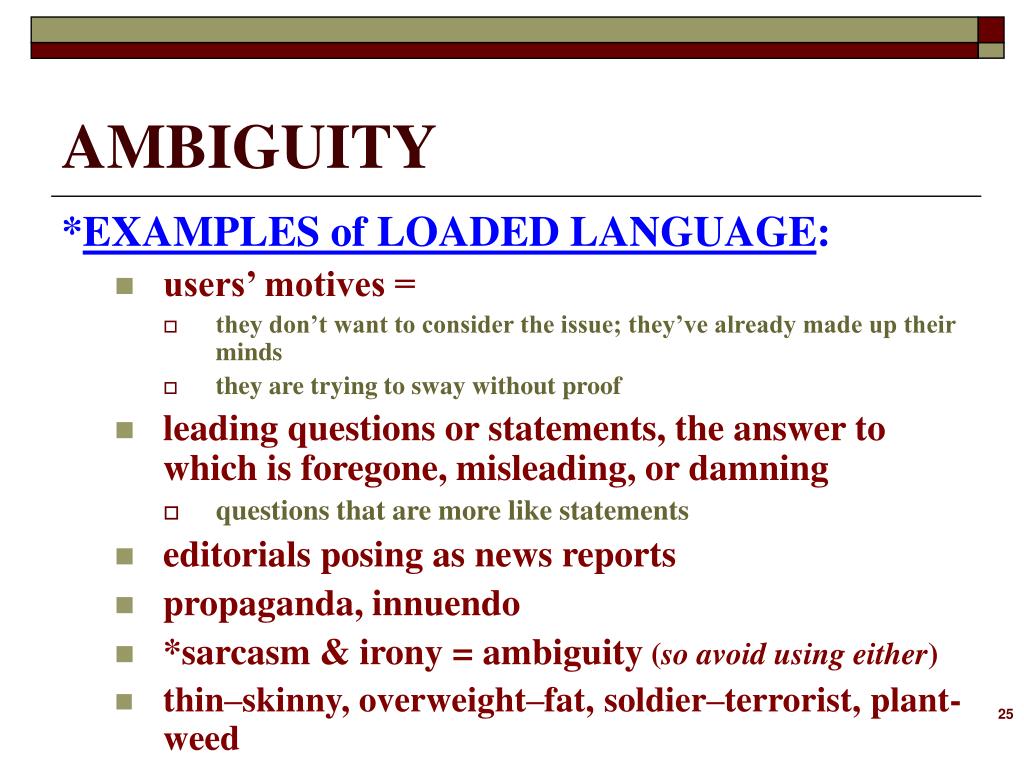 PPT III. AMBIGUITY PowerPoint Presentation, free download ID6733246