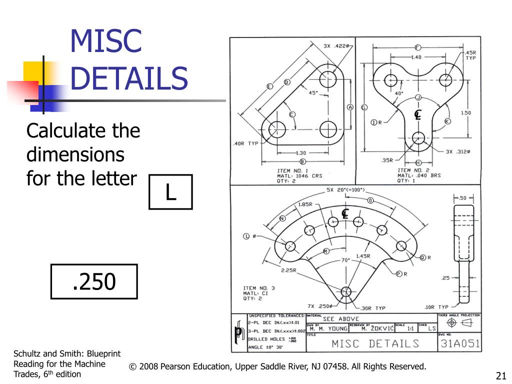 PPT Blueprint Reading for the Machine Trades, Sixth