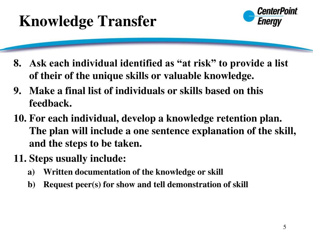 PPT Knowledge Transfer PowerPoint Presentation, free download ID