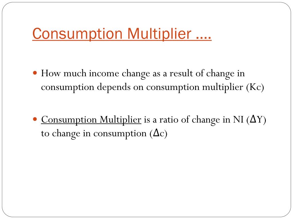 PPT Chapter 4 MULTIPLIER and ACCELERATOR PowerPoint Presentation