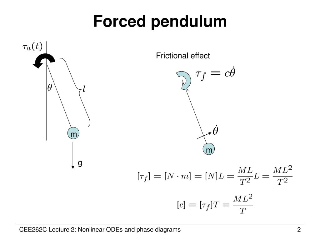 PPT CEE262C Lecture 2 ODEs and Phase Diagrams PowerPoint
