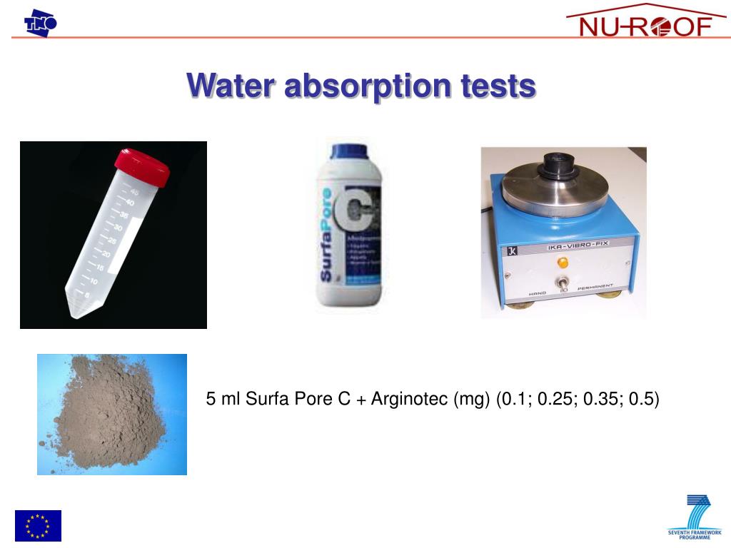 PPT Water absorption tests PowerPoint Presentation, free download