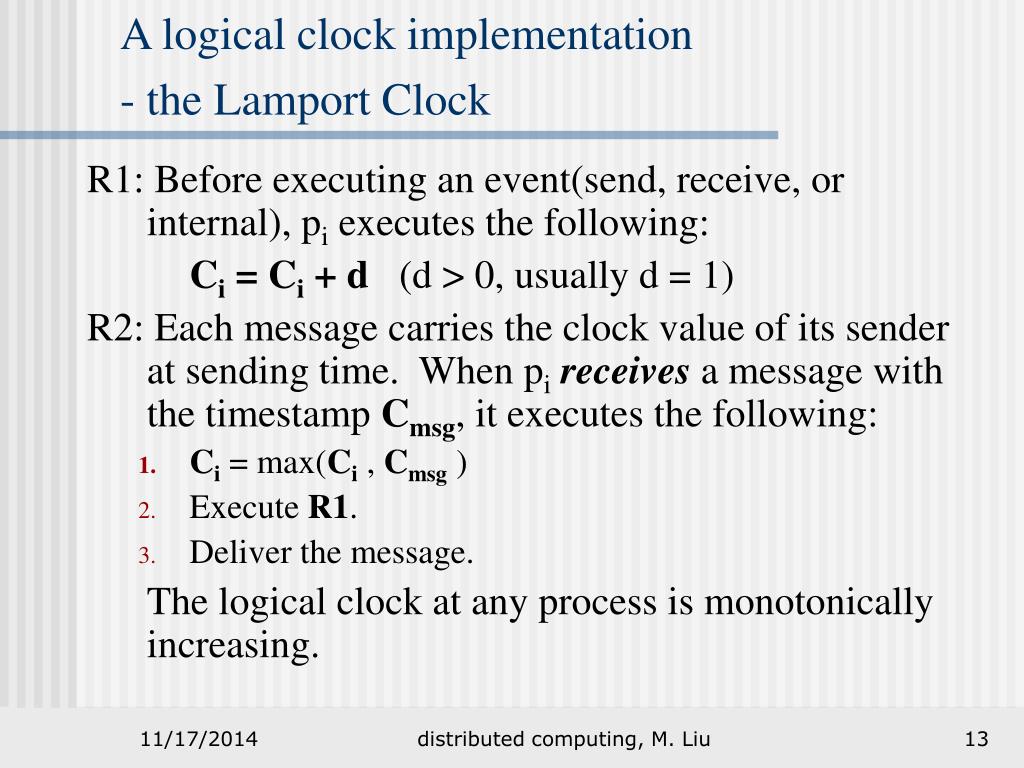 PPT Logical Time PowerPoint Presentation, free download ID6738041