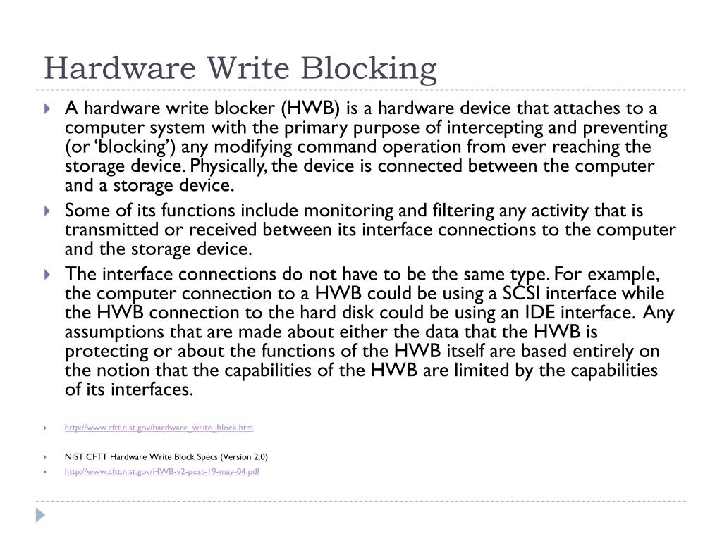 PPT Write Blocking PowerPoint Presentation, free download ID6744519