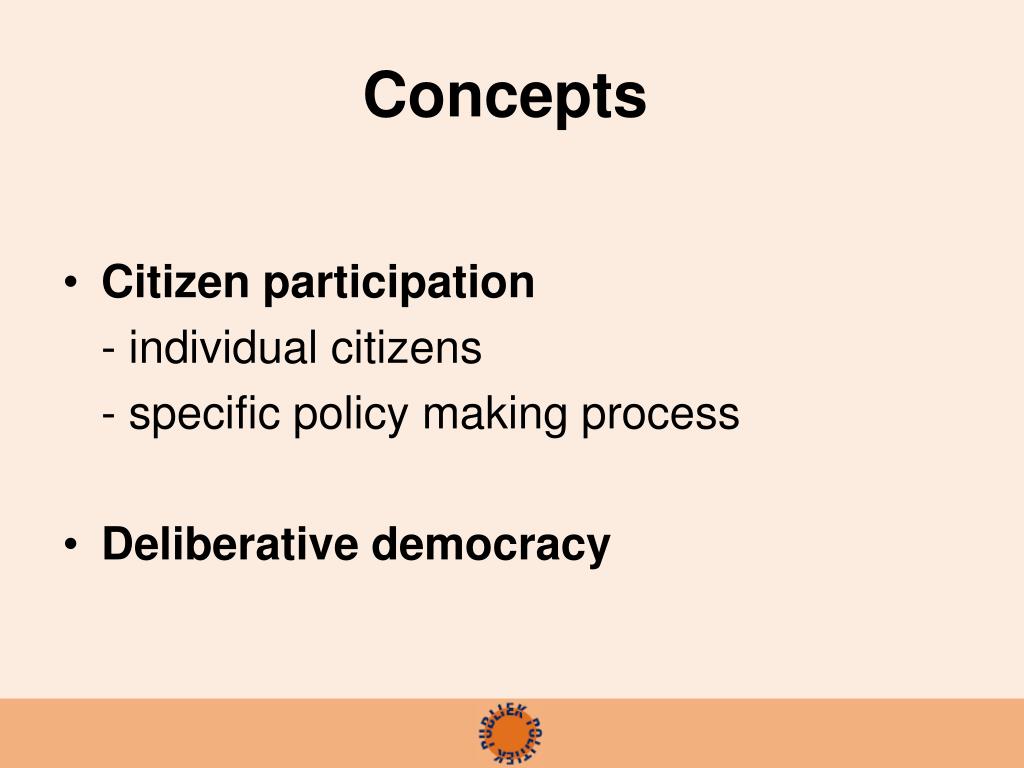 PPT Citizen participation in public policy making PowerPoint