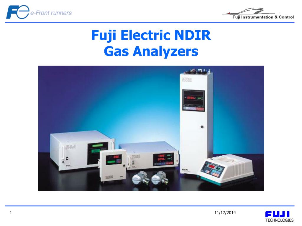PPT Fuji Electric NDIR Gas Analyzers PowerPoint Presentation, free