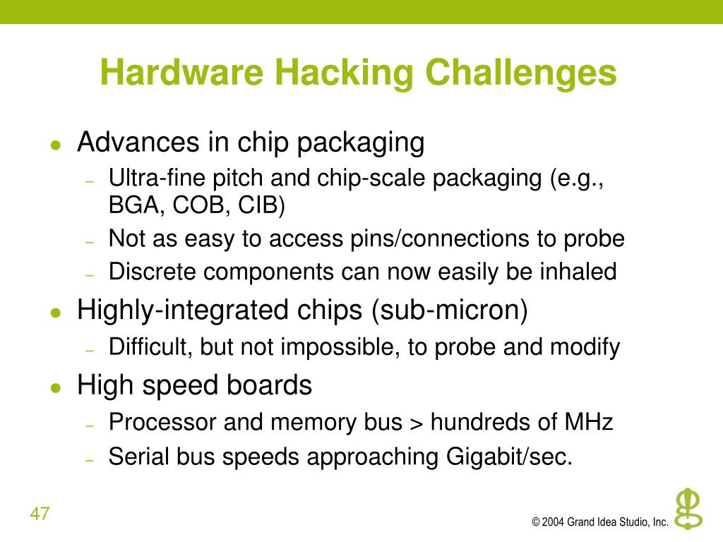PPT Advanced Hardware Hacking Techniques PowerPoint Presentation, free download ID6749857
