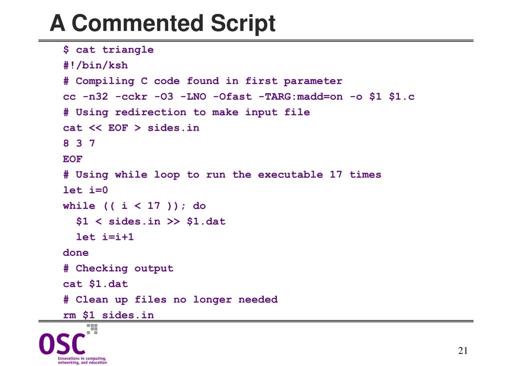 PPT Korn Shell Script Writing & HPC PowerPoint Presentation, free