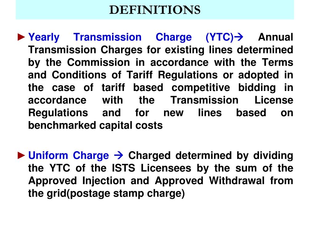 PPT SHARING OF ISTS TRANSMISSION CHARGES & LOSSES PowerPoint