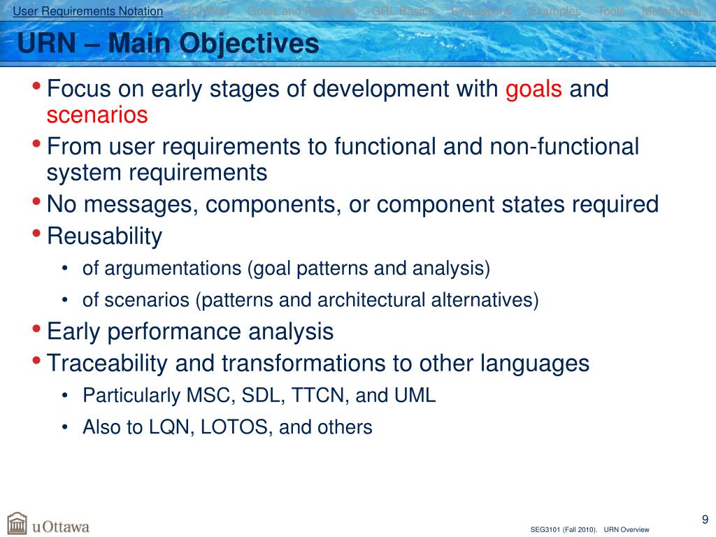 PPT User Requirements Notation (URN) PowerPoint Presentation, free