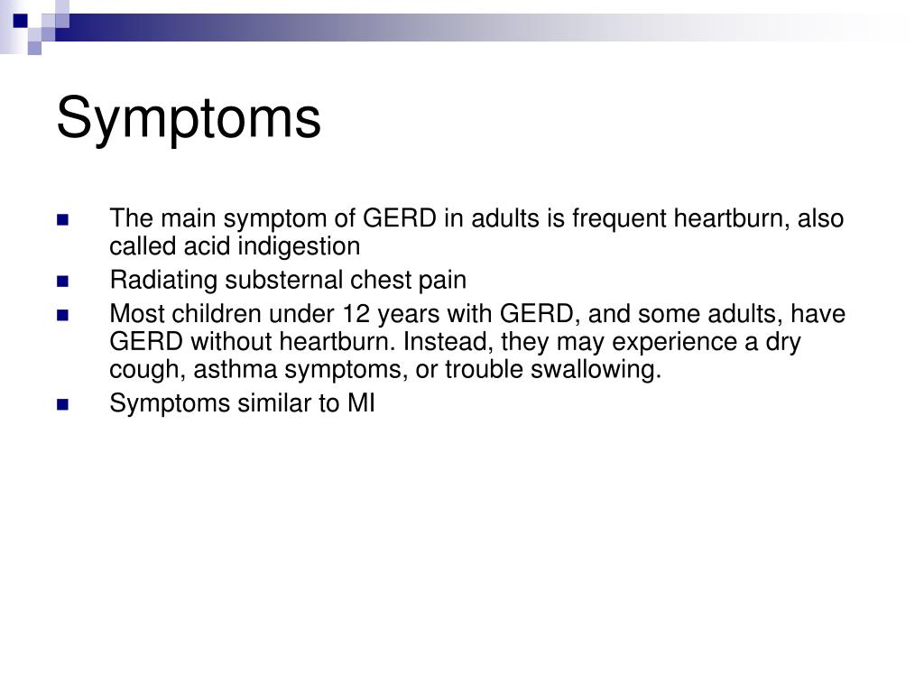 PPT Gastroesophageal Reflux Disease (G.E.R.D.) PowerPoint