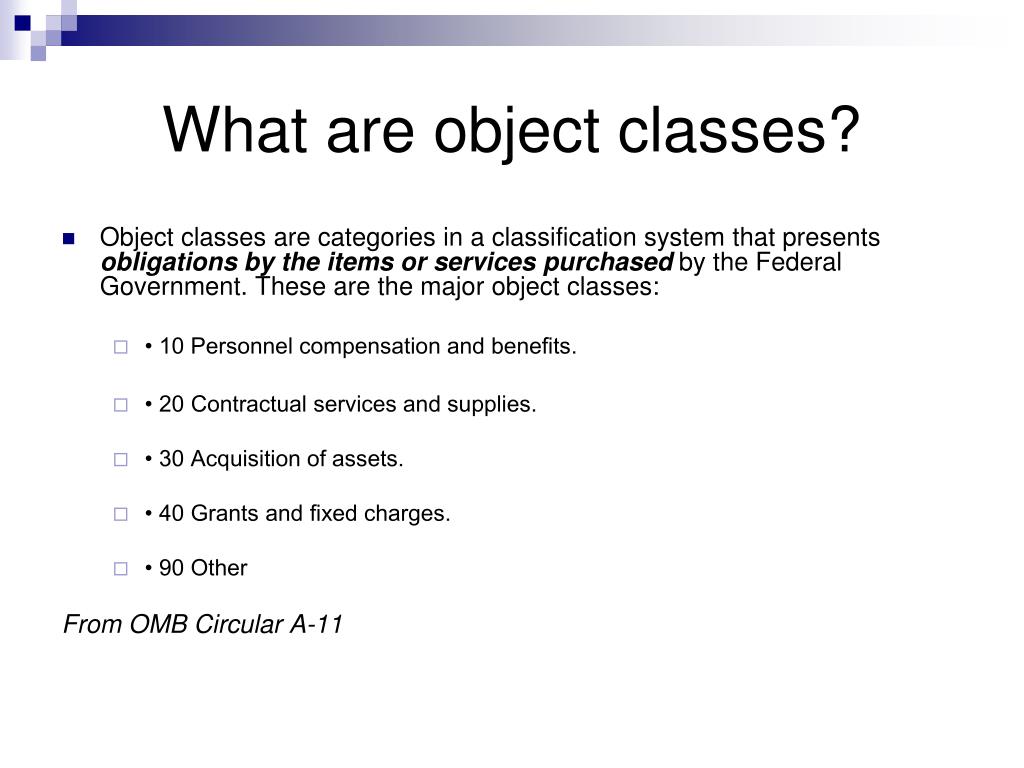 PPT Object Class Code Training PowerPoint Presentation, free download