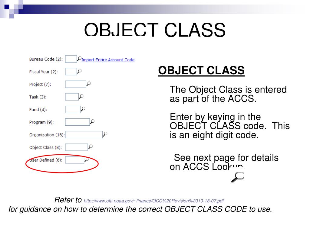 PPT Object Class Code Training PowerPoint Presentation, free download