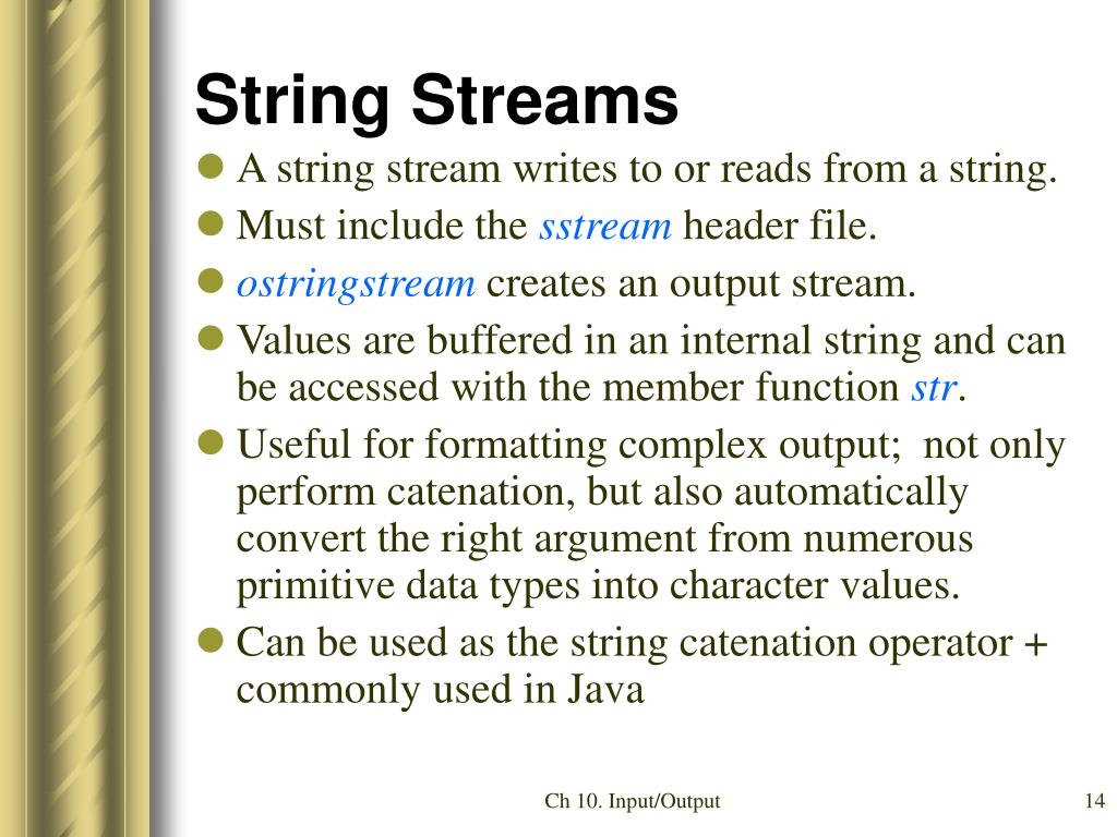 PPT Ch. 10 Input/Output PowerPoint Presentation, free download ID