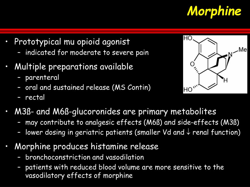 PPT Opioid Analgesics and Antagonists PowerPoint Presentation, free