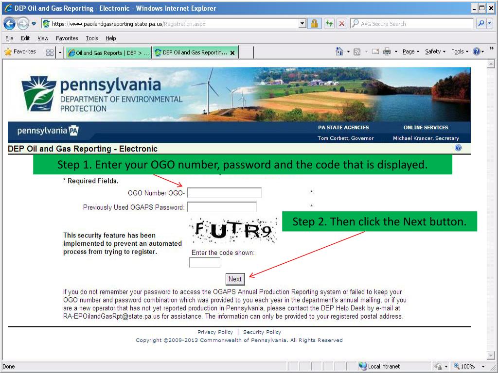 PPT https//paoilandgasreporting.state.pa/login.aspx?ReturnUrl