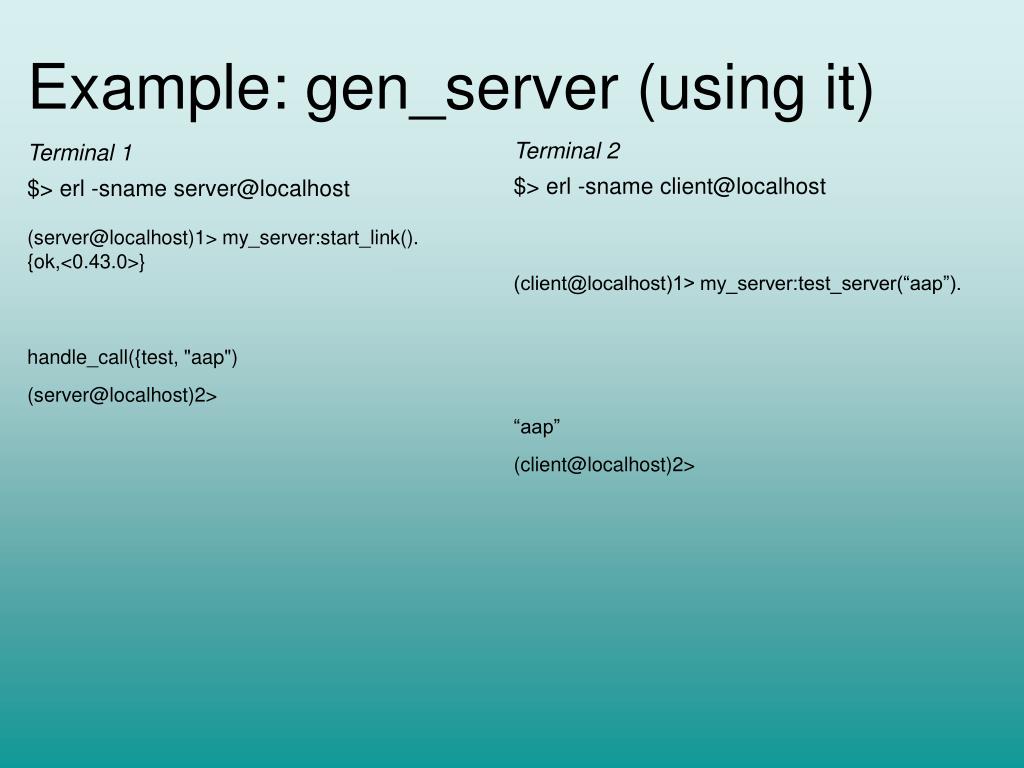PPT Erlang/OTP PowerPoint Presentation, free download ID6763451
