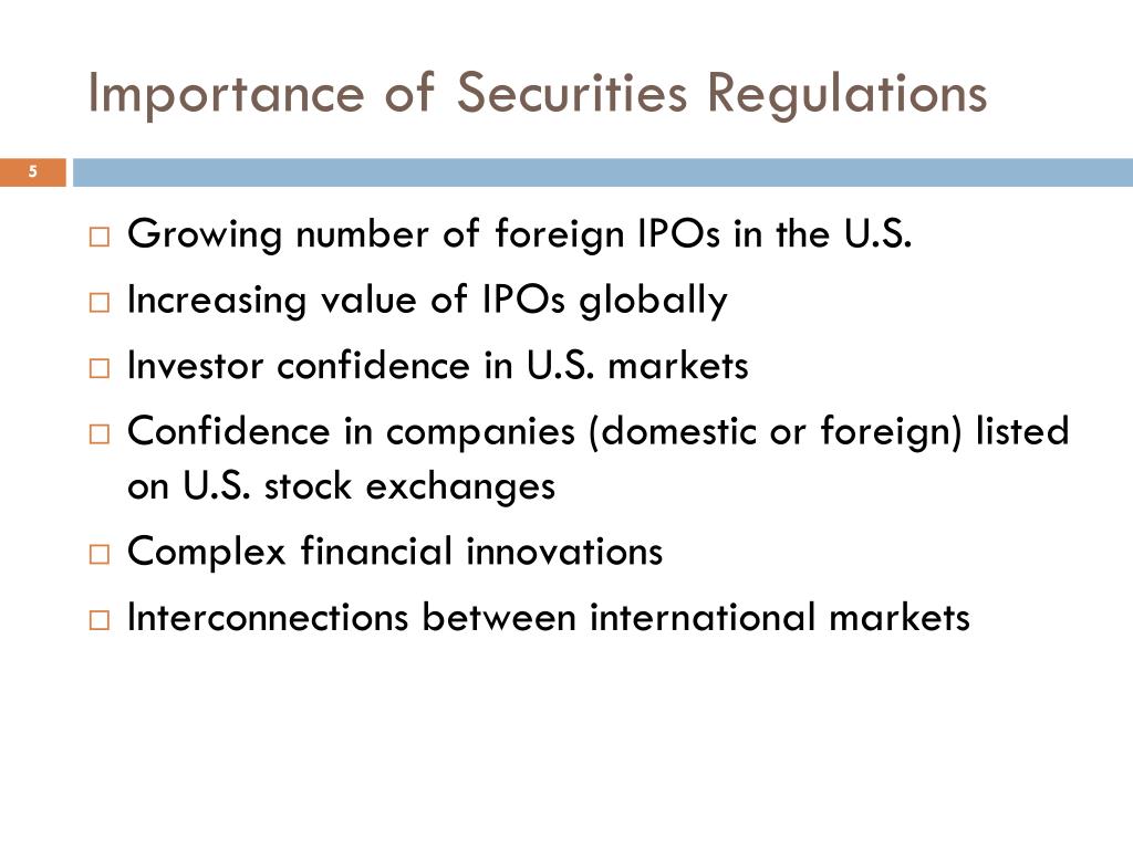 PPT Foreign Regulation of Corporate Governance