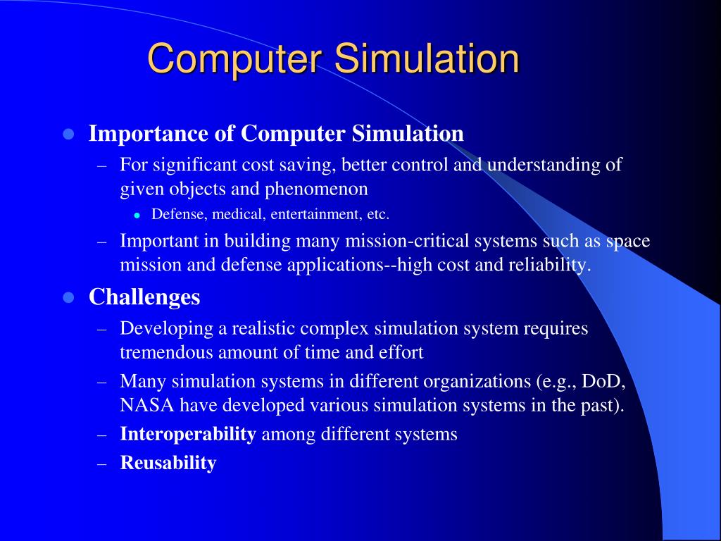 PPT A based Distributed Simulation System PowerPoint Presentation