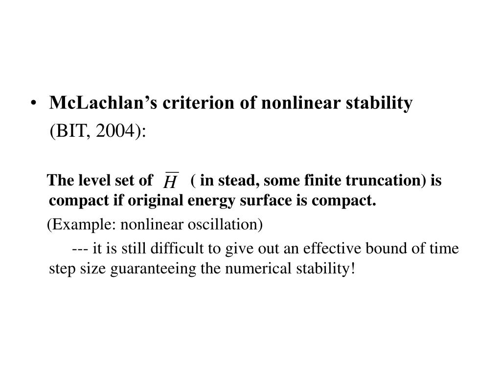 PPT KAM & Symplectic Integration PowerPoint Presentation, free