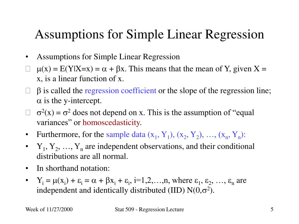 PPT Simple Linear Regression PowerPoint Presentation, free download