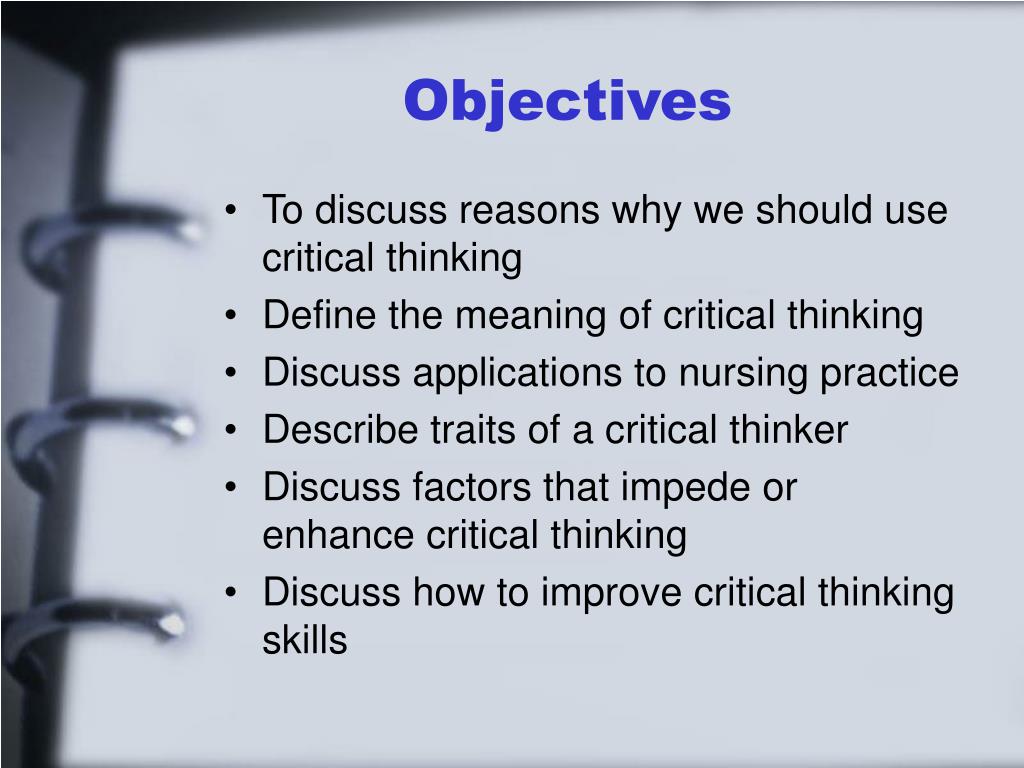PPT Critical Thinking PowerPoint Presentation, free download ID6772681