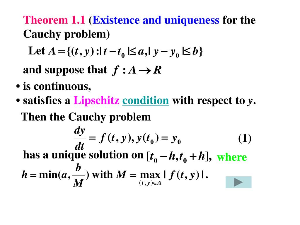 Existence And Uniqueness Theorem Differential Equations Examples