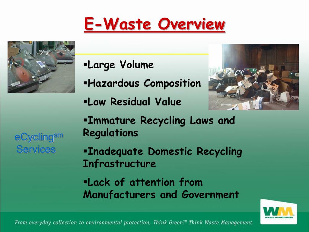 PPT Management of EWaste in California PowerPoint Presentation, free