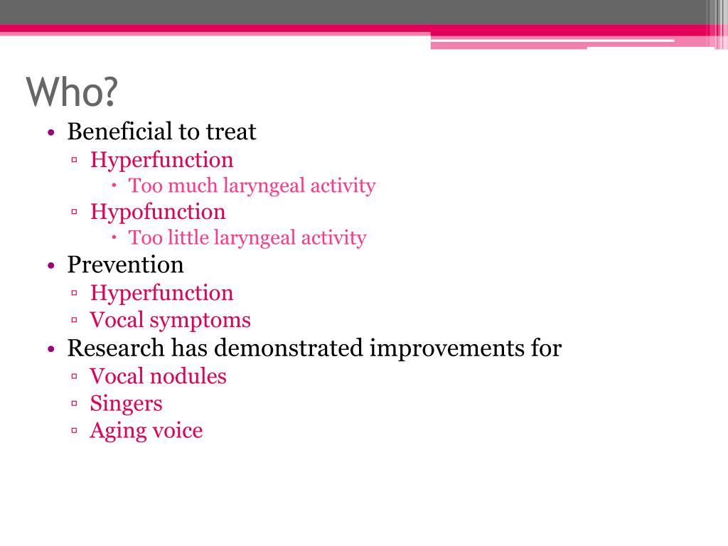 PPT Vocal Function Exercises Laryngeal Adduction Exercises PowerPoint