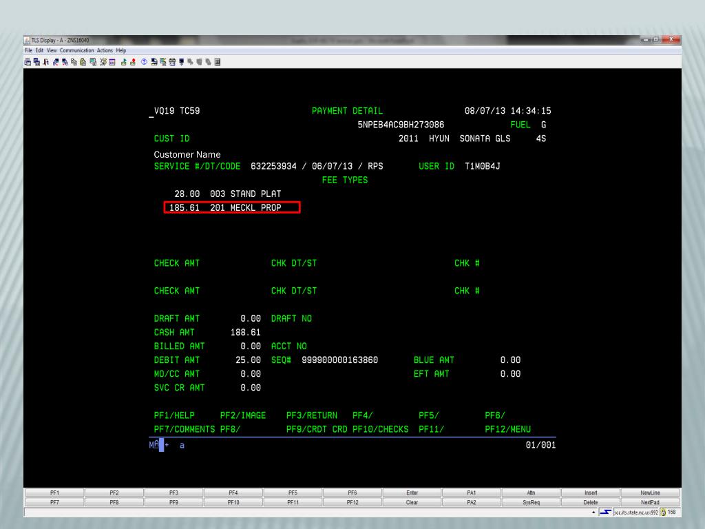 PPT North Carolina Division of Motor Vehicles HB1779 Collection of