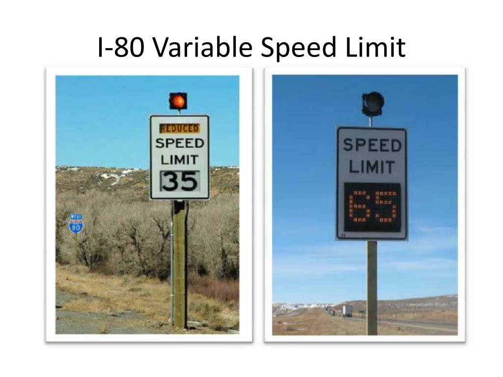PPT WYDOT’s Variable Speed Limits PowerPoint Presentation, free