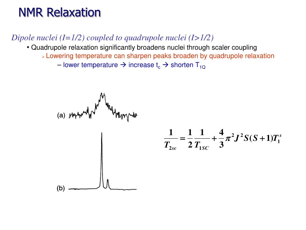 PPT NMR Relaxation PowerPoint Presentation, free download ID6778049