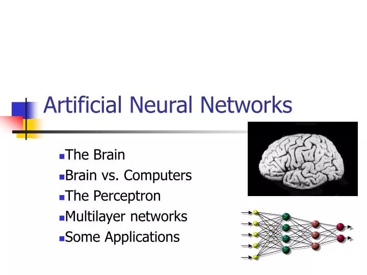 PPT Artificial Neural Networks PowerPoint Presentation, free download