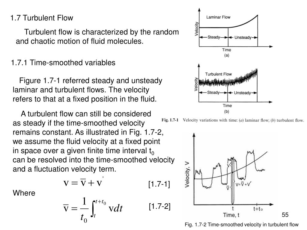 PPT 1.7 Turbulent Flow PowerPoint Presentation, free download ID