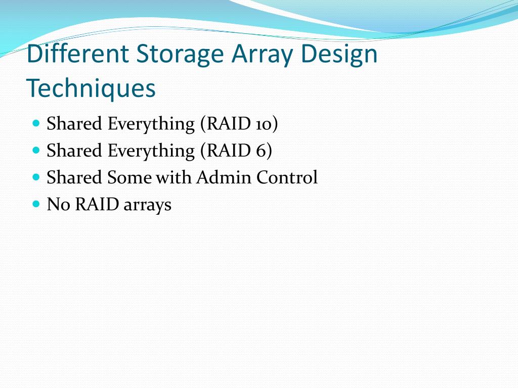 PPT Storage for the DBA PowerPoint Presentation, free download ID
