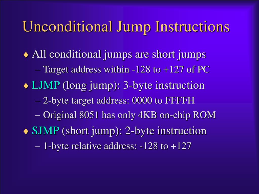 PPT Chapter 3 JUMP, LOOP and CALL Instructions PowerPoint