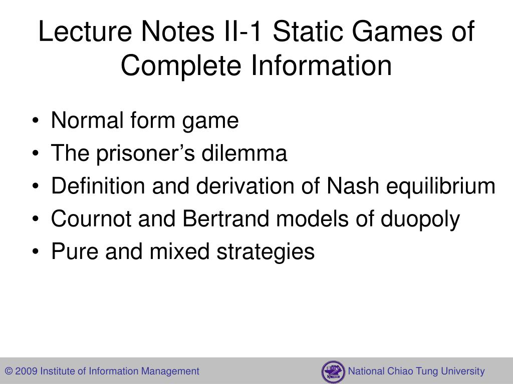 PPT Game theory PowerPoint Presentation, free download ID6785989