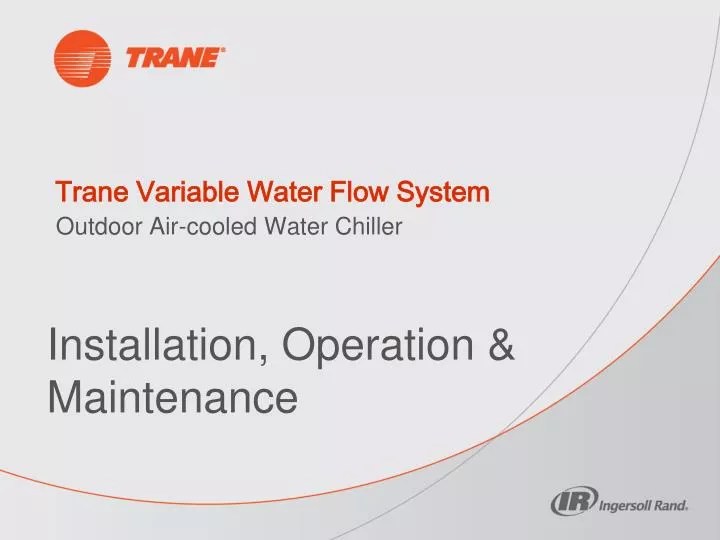 Evaporator Water Flow Too Low Trane at Clara Synder blog