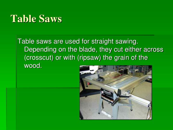 PPT Table Saw Safety Training PowerPoint Presentation ID6789138