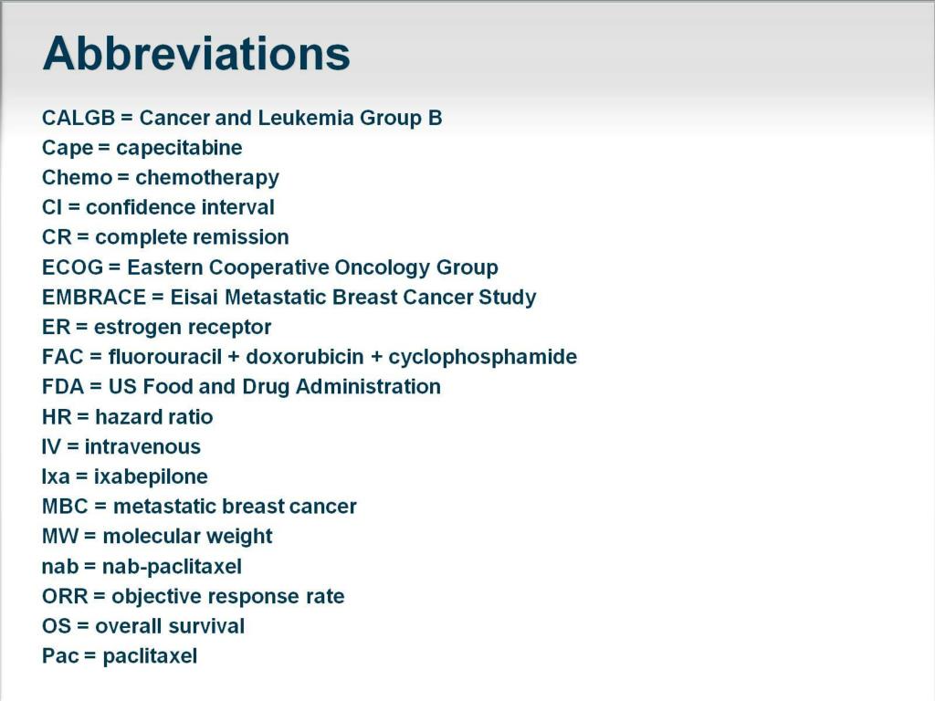 PPT Personalizing Chemotherapy for Patients With Metastatic Breast