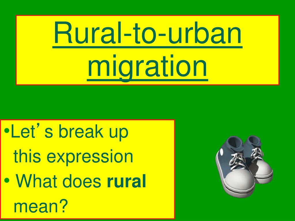 PPT Ruraltourban migration’s Push Pull Theory PowerPoint